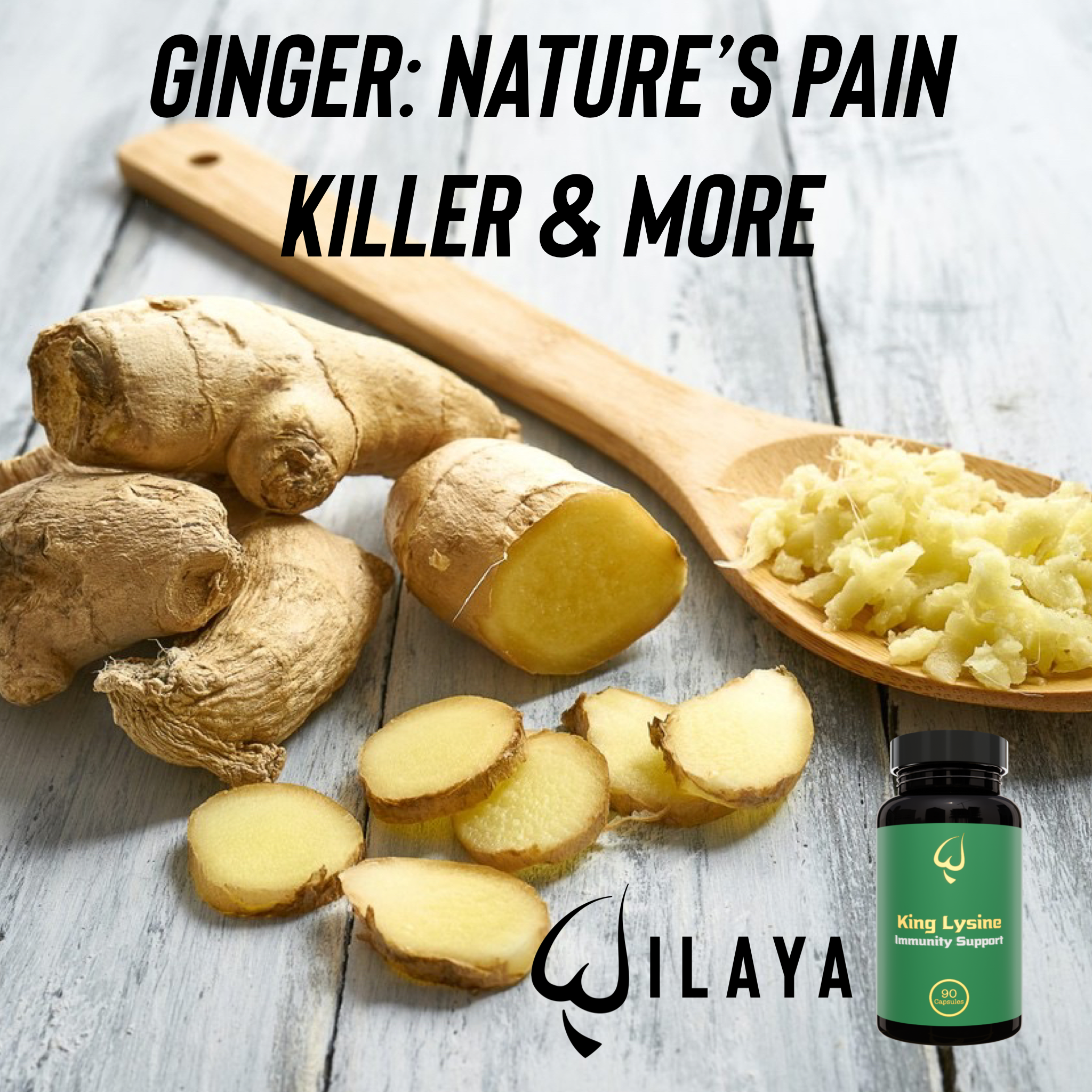 Ginger: Nature’s Pain Killer & More