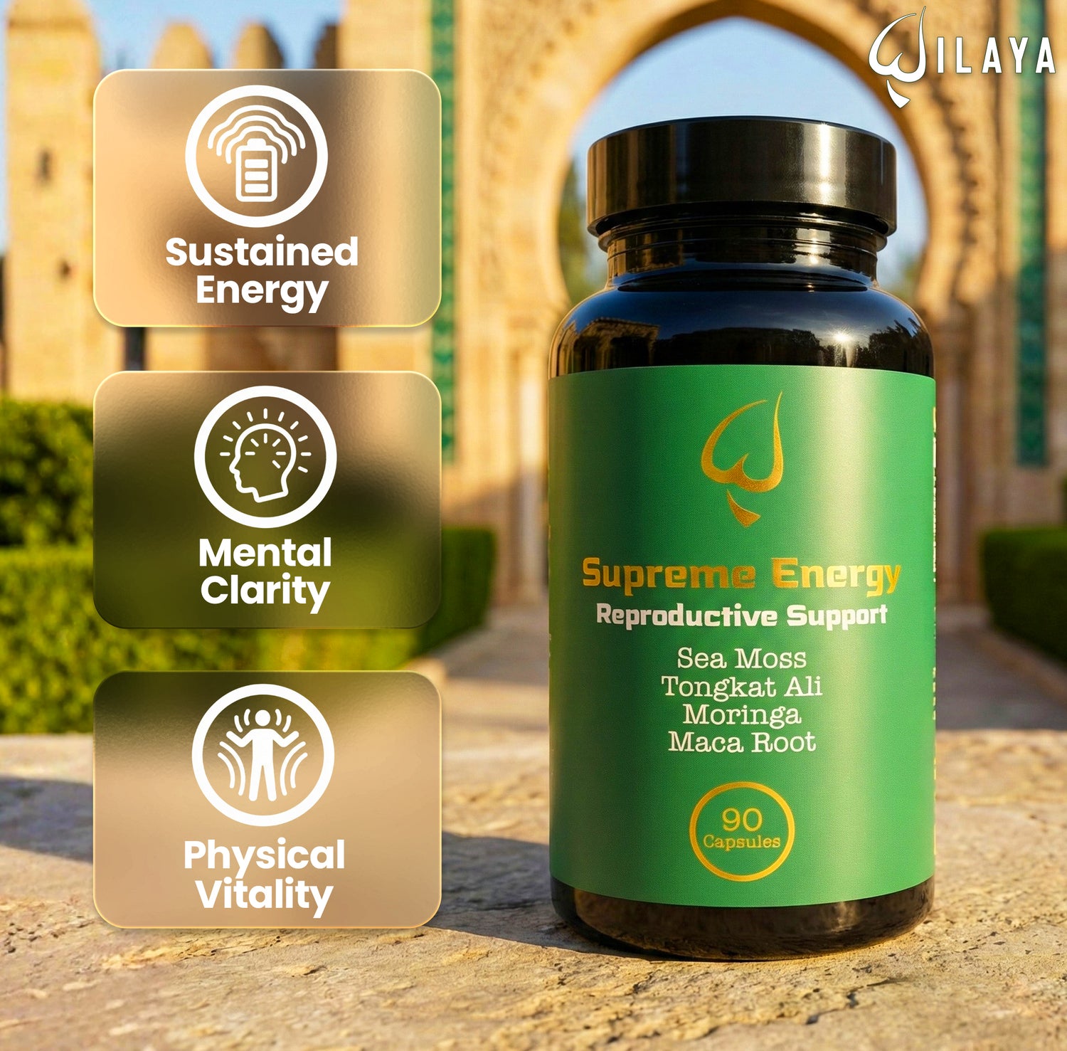 Supreme Energy (Libido and Reproductive Support - Tongkat Ali, Moringa, Maca and Sea Moss)