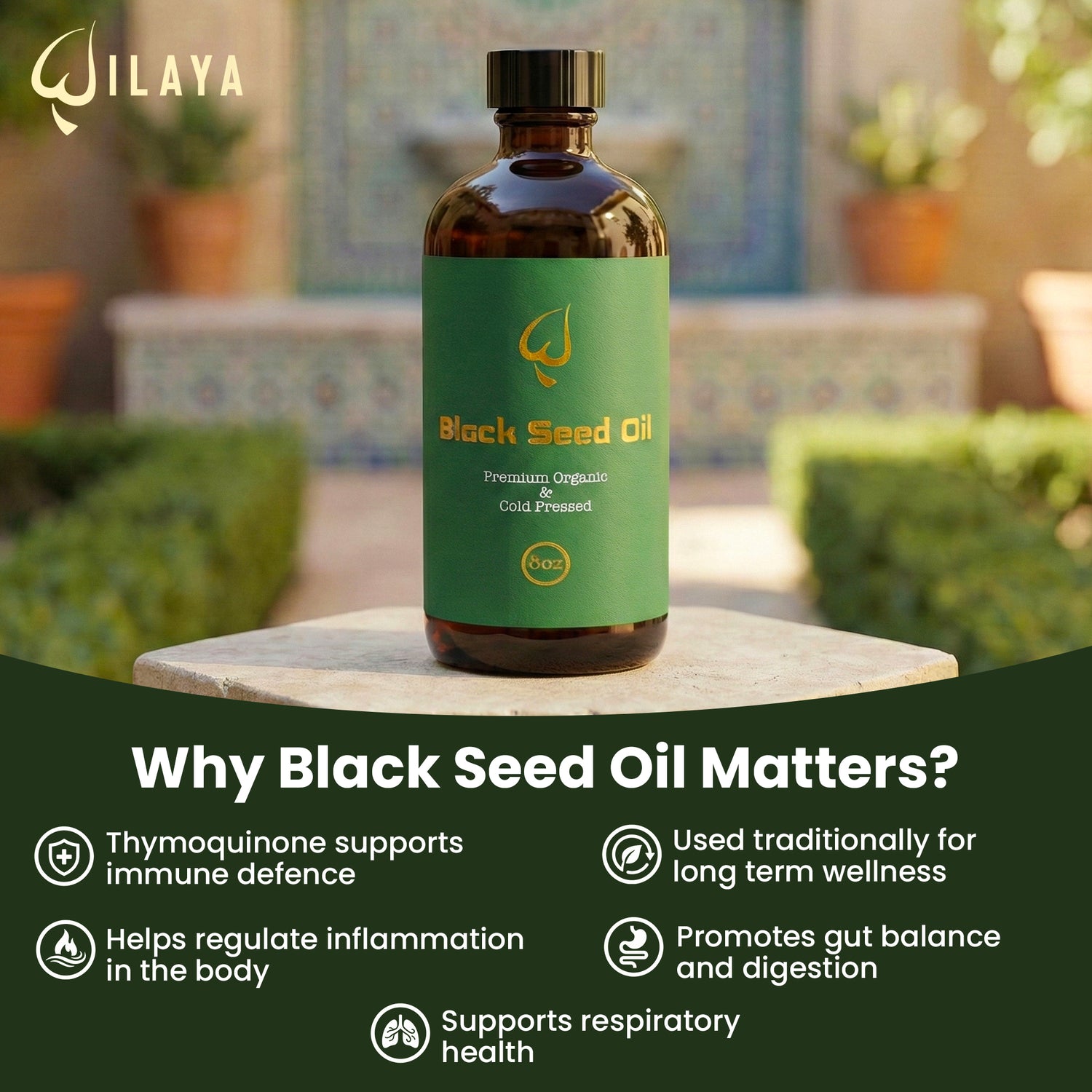 Organic Cold Pressed Black Seed Oil