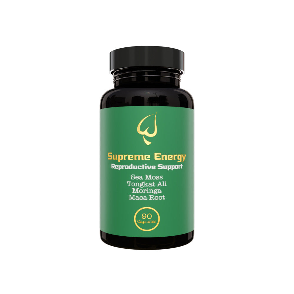 Supreme Energy (Libido and Reproductive Support - Tongkat Ali, Moringa, Maca and Sea Moss)