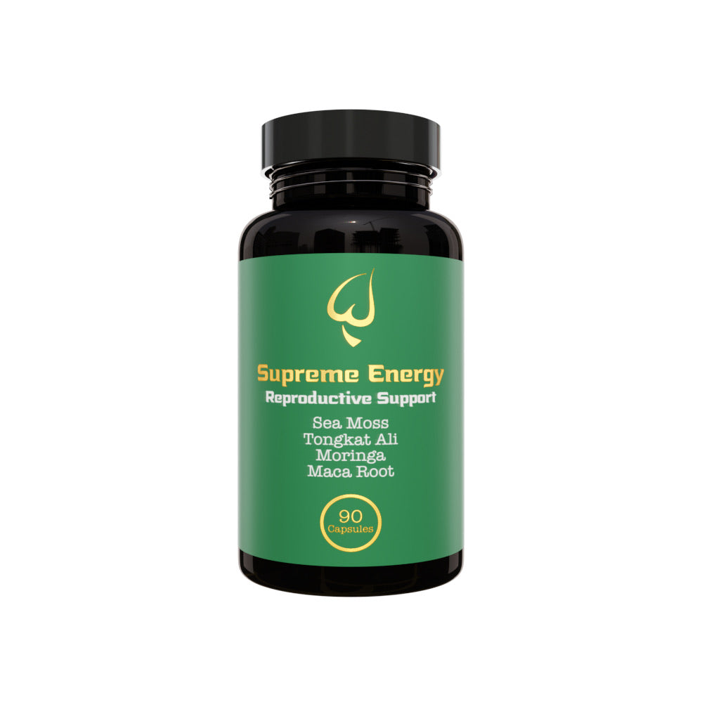 Supreme Energy (Libido and Reproductive Support - Tongkat Ali, Moringa, Maca and Sea Moss)